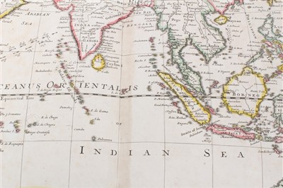 Lot 1063 - John Senex (d.1740), hand-coloured map - ‘A New map of Asia’, 1721, 50cm x 59cm.