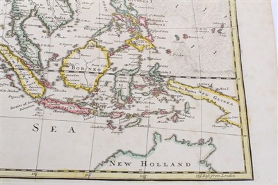 Lot 1063 - John Senex (d.1740), hand-coloured map - ‘A New map of Asia’, 1721, 50cm x 59cm.