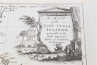 Lot 1075 - Thomas Conder (1775-1801), engraved map - ‘East India Islands’, 1778, 34cm x 39cm