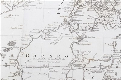 Lot 1075 - Thomas Conder (1775-1801), engraved map - ‘East India Islands’, 1778, 34cm x 39cm