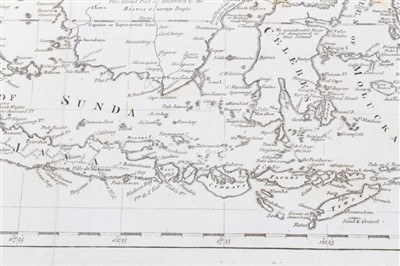 Lot 1075 - Thomas Conder (1775-1801), engraved map - ‘East India Islands’, 1778, 34cm x 39cm