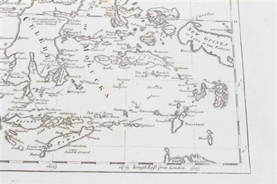 Lot 1075 - Thomas Conder (1775-1801), engraved map - ‘East India Islands’, 1778, 34cm x 39cm