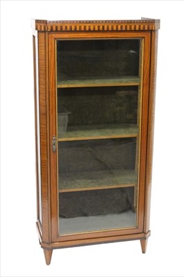 Lot 1642 - Late 18th / early 19th century Dutch marquetry display cabinet