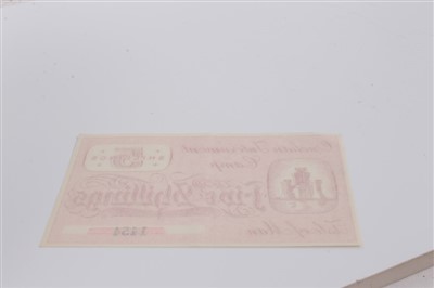 Lot 5 - Isle of Man – Onchan Internment Camp Five Shillings banknote