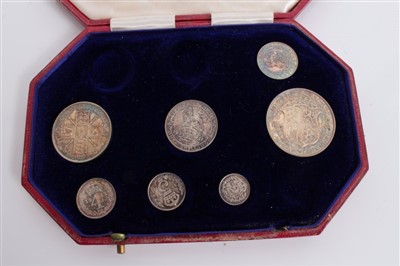 Lot 35 - G.B. George V part-Proof Set – silver Half Crown to Maundy Twopence