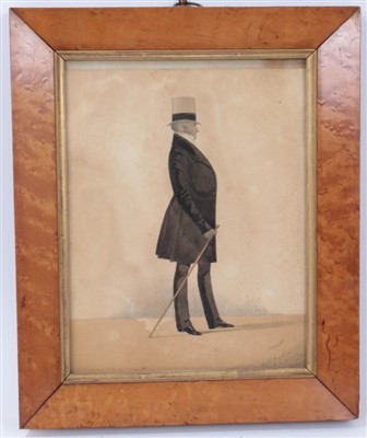 Lot 893 - Richard Dighton portrait miniature