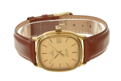 Lot 606 - Gentlemen’s ’s Omega Seamaster gold plated wrist watch