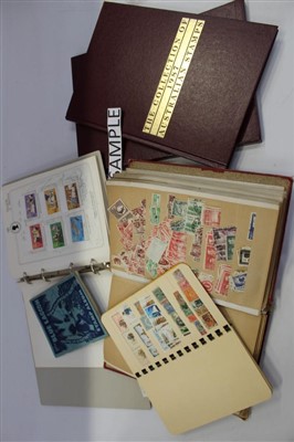 Lot 2529 - Stamps world selection in two boxes plus Australian Year Book.