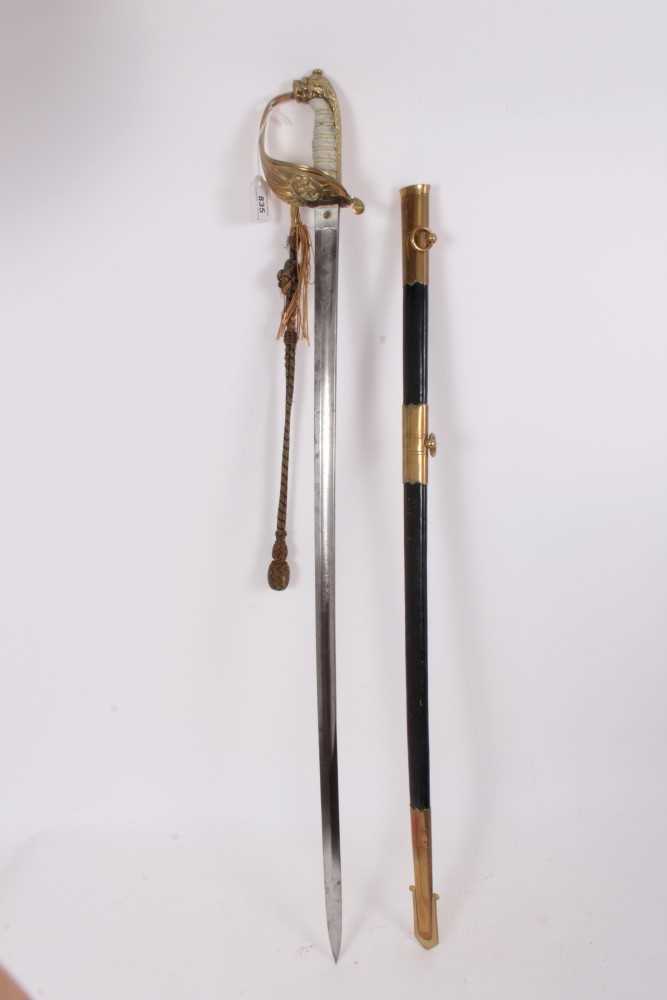 Lot 835 - Victorian Naval Officers' sword