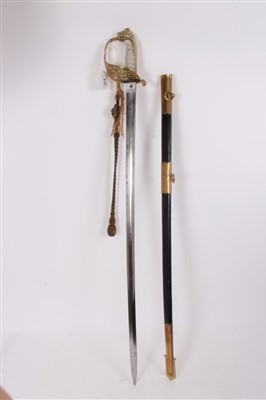 Lot 835 - Victorian Naval Officers' sword