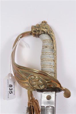 Lot 835 - Victorian Naval Officers' sword