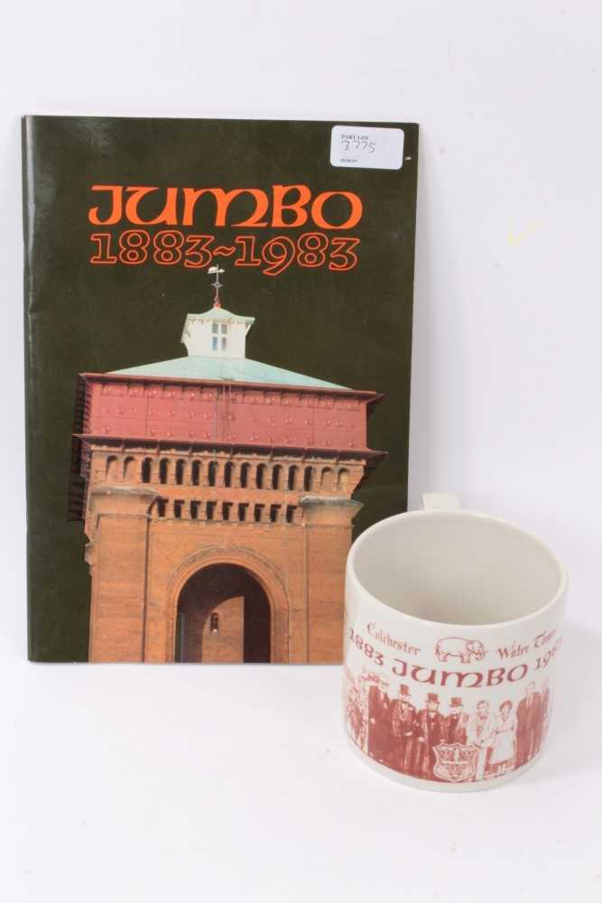 Lot 3775 - Colchester Jumbo Water Tower Centenary mug plus brochure