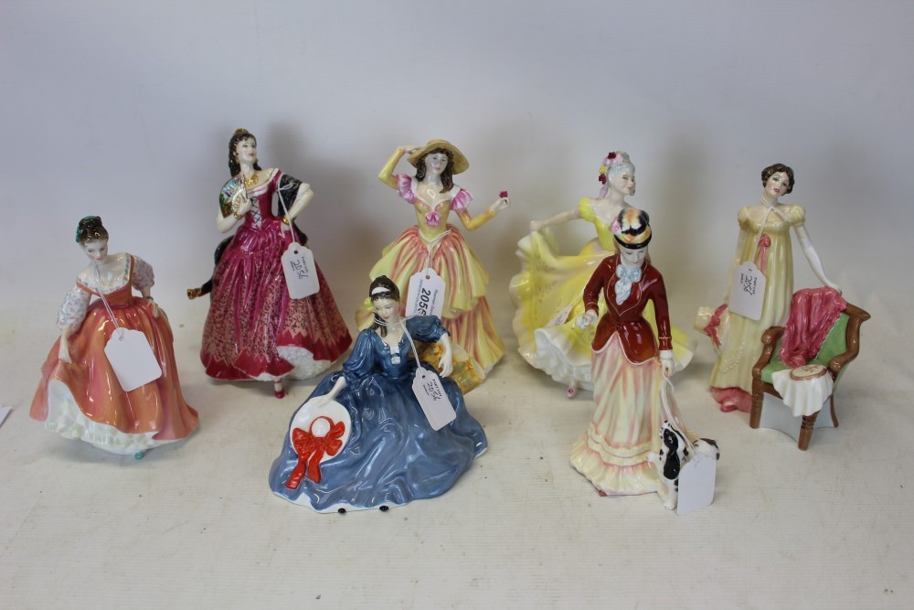 Lot 2056 - Seven Royal Doulton figures - Susan HN4230,