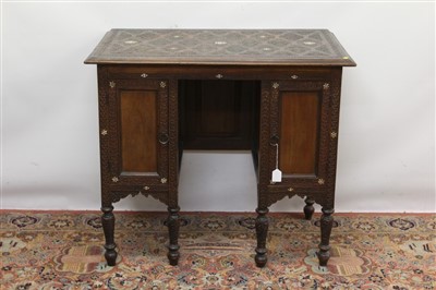 Lot 1377 - Unusual Liberty’s style Moorish desk