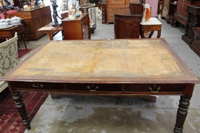 Lot 1387 - 19th Century mahogany library table