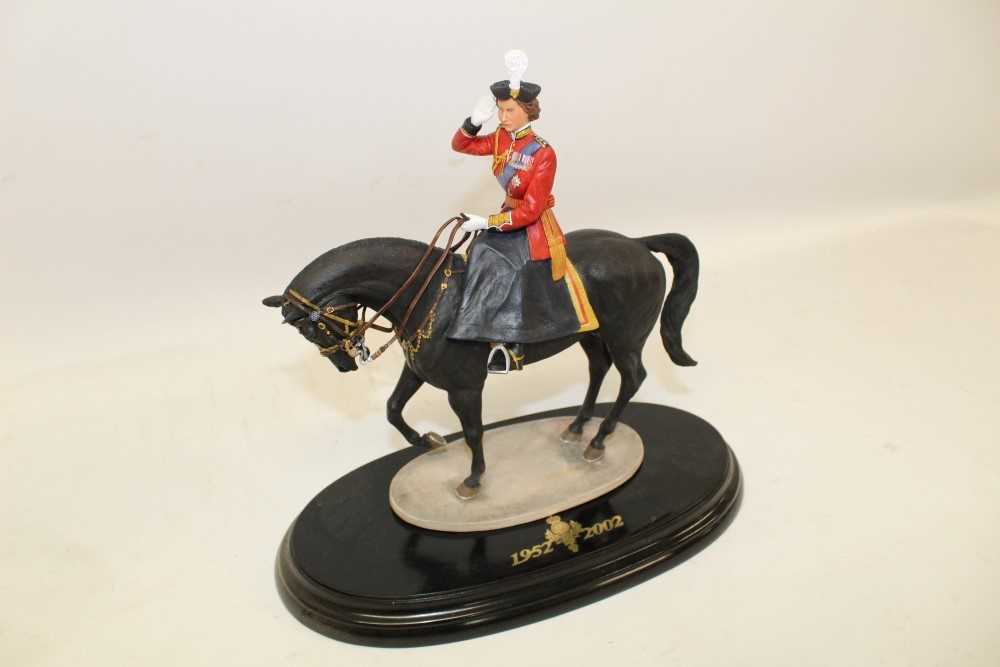 Lot 2074 - Country Artists Limited Edition Figure- Trooping the Colour no. 2,156 of 9,500, on plinth base