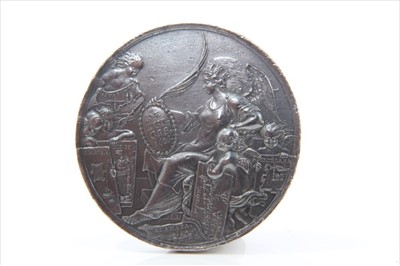 Lot 26 - Hungary – AR commemorative medallion celebrating Hungarian Victories at Battles