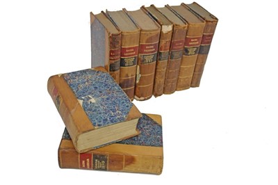 Lot 73 - Books- Racing Calendars, early Steeple Chase publications, 9 books. 1873-1899, contemporary bindings