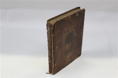 Lot 2459 - Books - F. Hauksbee, Physico-Mechanical experiments on various subjects. Light and Electricity, London 1709, including five folding plates, Contemporary leather binding