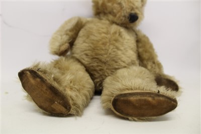 Lot 2783 - Three old mohair teddy bears, circa 1950