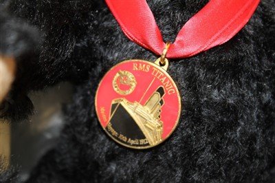 Lot 2784 - Steiff bears including Titanic Centenary Bear 663888, Royal Baby Windsor Bear 664267, Royal Buckingham Bear 662577, all boxed with certificates, Rotary Bear 661440 in canvas bag, Prince Charles Bea...