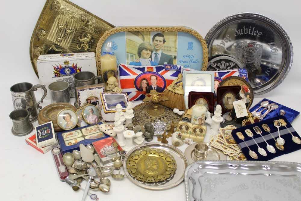 Lot 3590 - Two boxes of Royal Commemorative items, to