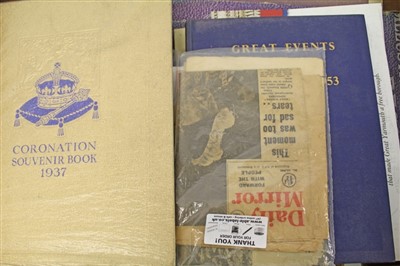 Lot 3591 - Four boxes of various ephemera items to include Royal Commemoratives (4 boxes)