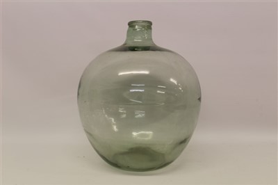 Lot 133 - 19th century large glass carboy