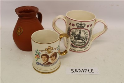 Lot 2081 - Large collection of Royal Commemorative ceramics including mugs, tea cups, plates, ornaments etc (8 boxes)