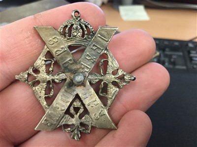 Lot 514 - Imperial Russian decoration, together with a Soviet Order of the Red Star and an Order of the Patriotic War (3)