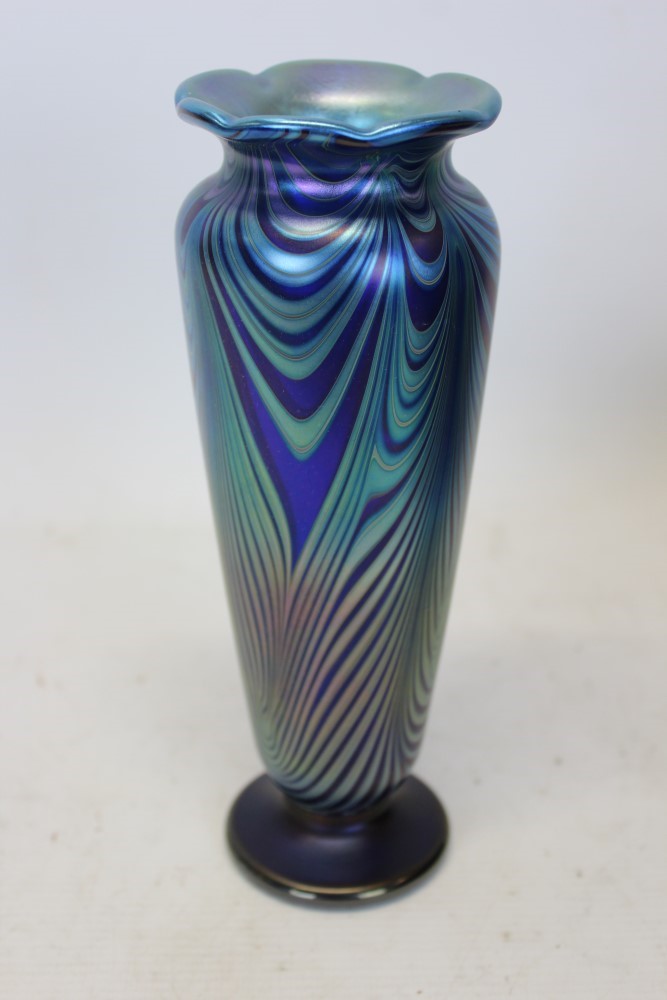 Lot 2083 - Okra Glass Studios 'Nebular' iridescent