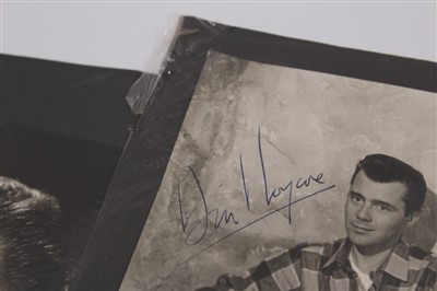 Lot 2472 - Three portrait pictures of Dirk Bogarde with one signed