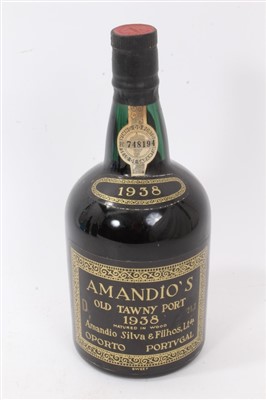 Lot 918 - Port - one bottle, Amandio’s Old Tawney 1938