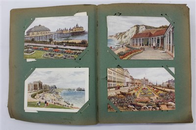 Lot 2435 - Postcard album containing artist drawn cards mainly Quinton but also Jotter etc.