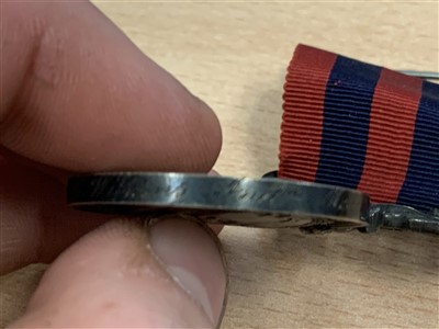 Lot 518 - Victorian India General Service Medal with one clasp- Burma 1885 - 87 named to Sergt. Major. T.J.H. Wilkins. Ind. Med. Service. , together with miniature Medal another medal and research