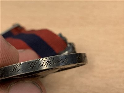 Lot 518 - Victorian India General Service Medal with one clasp- Burma 1885 - 87 named to Sergt. Major. T.J.H. Wilkins. Ind. Med. Service. , together with miniature Medal another medal and research