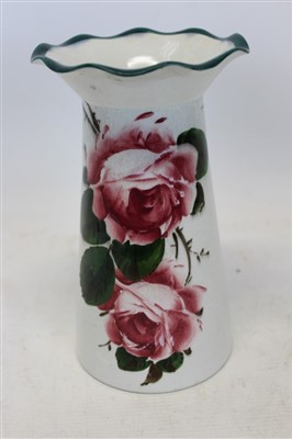 Lot 2063 - Wemyss Ware Cabbage Rose Pattern Vase