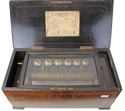 Lot 907 - Swiss musical box