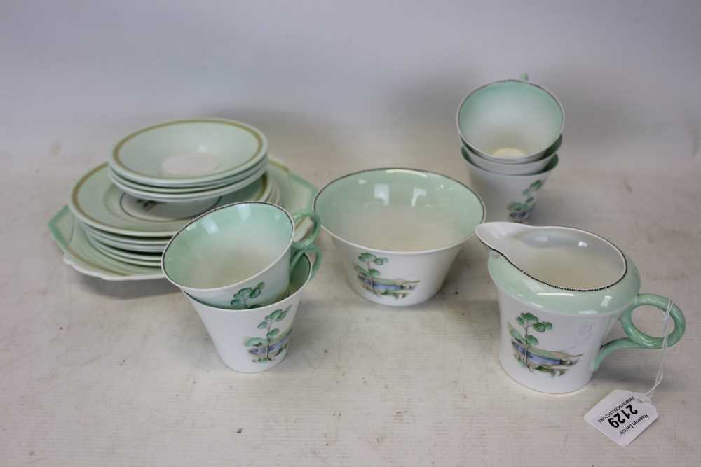 Lot 2129 - Art Deco Shelley Tea Ware, registered design no. 781613