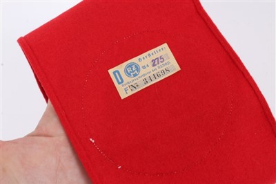 Lot 553 - Nazi party arm band with RZM paper label to interior - numbered 344698