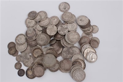 Lot 107 - G.B. mixed pre-1920 silver coinage