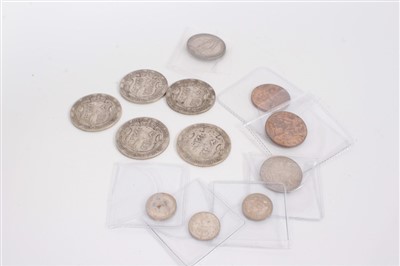 Lot 124 - G.B. mixed coinage of Edward VII
