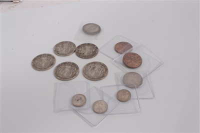 Lot 124 - G.B. mixed coinage of Edward VII