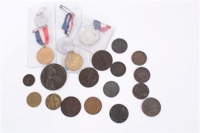Lot 114 - World - mixed AE medallions and tokens