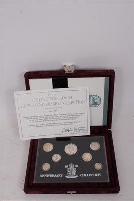 Lot 132 - G.B. The Royal Mint U.K. Silver Anniversary Seven Coin Proof Collection 1996