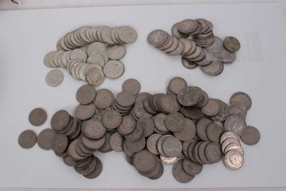 Lot 176 - G.B. mixed silver and cupro-nickel coins