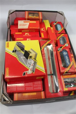 Lot 2804 - Railway - Hornby 00 gauge selection of boxed rolling stock, wagons, car transporters, accessories