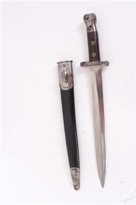 Lot 824 - Boer war Lee Metford bayonet and scabbard