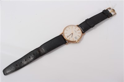 Lot 3252 - Omega gold cased wristwatch