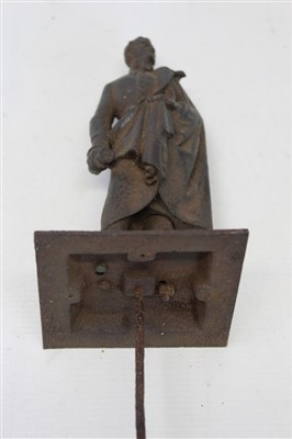 Lot 3538 - Interesting cast iron statue of The Duke of Wellington